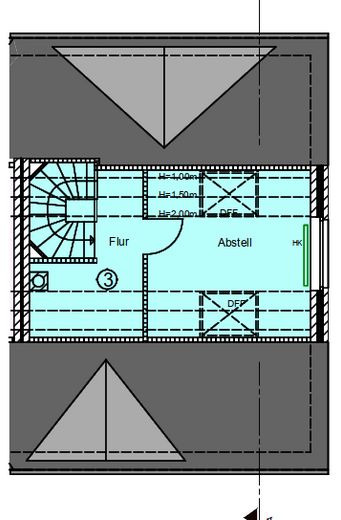 Haus am Leuchtturm – Grundriss DG