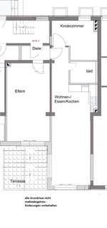 Lichtdurchflutete 3-Zimmer-Wohnung mit Terrasse in begehrter Villenlage in Obersendling – Grundriss