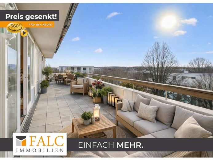 Exklusive Penthouse-Wohnung mit großzügiger Dachterrasse und Bergpanorama – Foto 1
