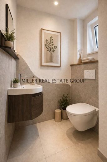 Moderne Raumwunder-Rarität in Neuburg an der Donau: Reiheneckhaus mit großem Garten, zwei Terrassen, Balkon &amp; viel Wohnkomfort! – Gäste WC