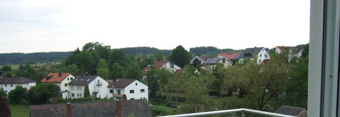 Aussicht vom Balkon