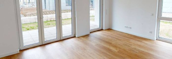 Un hogar con estilo: apartamento de 3 habitaciones con terraza, jardín de alquiler y cocina equipada – Musteransicht I: Wohnbereich