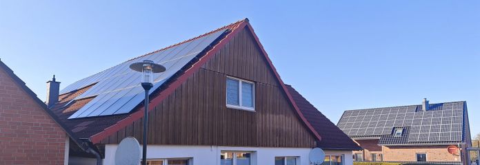 Solaranlage auf Süddach