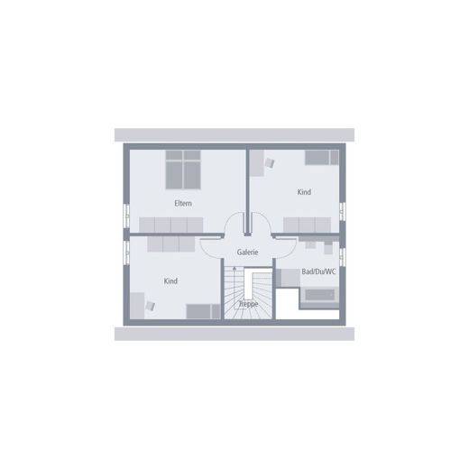 EIN DESIGNHAUS, SO VIELSEITIG WIE DU SELBST – Grundriss Dachgeschoss