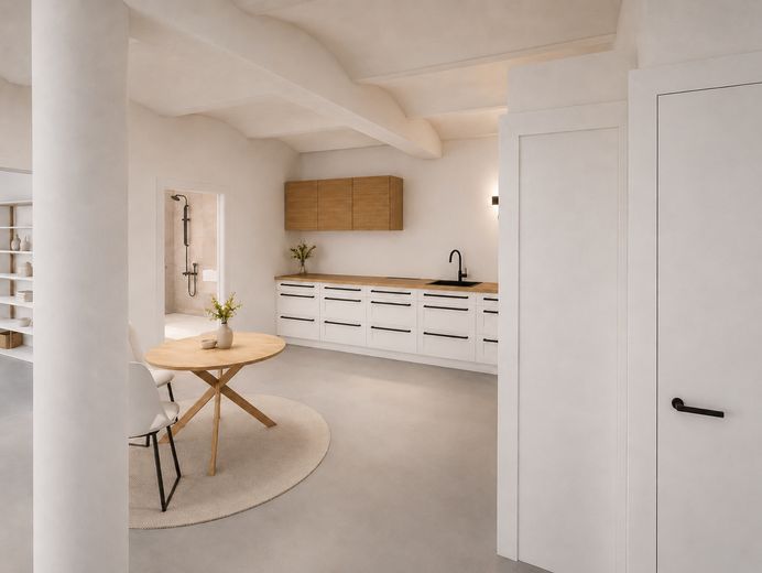 5% di ammortamento fiscale - Vivere con stile su 71 m² o affittare con rendimento - The Photographers Loft – Essen Küche