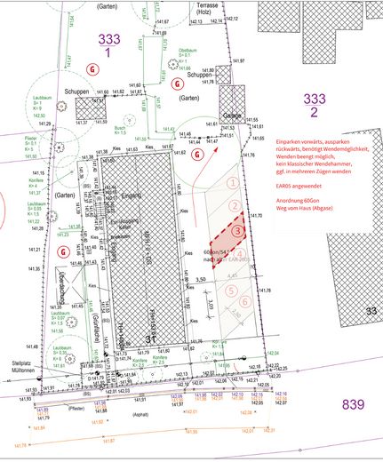 Lage Stellplatz