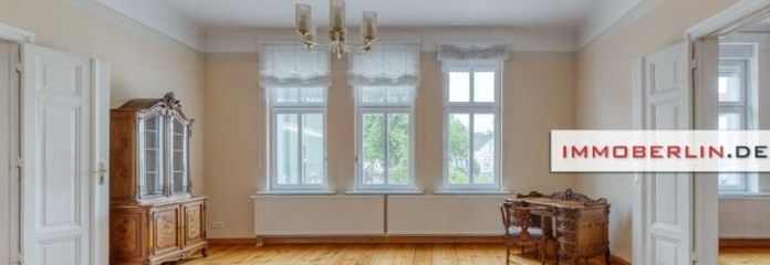 IMMOBERLIN.DE - Klassische Stadtvilla! Ein-/Zweifamilienhaus in ruhiger Zentrumslage