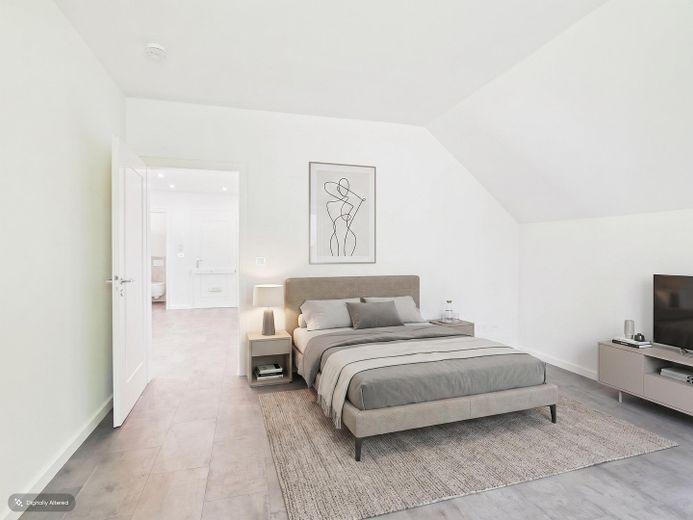Lichtdurchflutete Dachgeschoss-Oase – Ruhe & Privatsphäre in Klein Flottbek – Mögliches Schlafzimmer