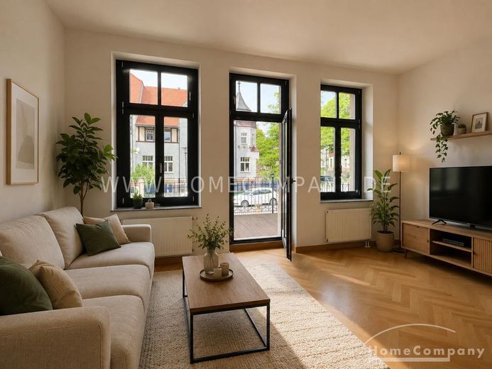 28024 HomeCompany Dresden Möbliert/Furnished 2-Zimmer Apartment  im Herzen der Radeberger Vorstadt mit 2 Balkonen max. 2 Personen – 63f3404ad88c1620a838f422e05b2703fdb9dfd4.jpg