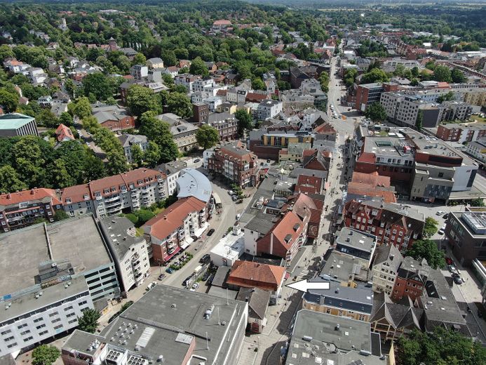 Luftbild mit Markierung 1