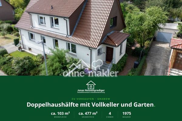 Doppelhaushälfte mit Garten - für den Käufer provisionsfrei