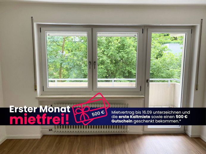SOMMER, SONNE, SPAREN: Moderne 3-Zimmer-Wohnung mit viel Licht, EBK und sonnigem BALKON – Foto 1