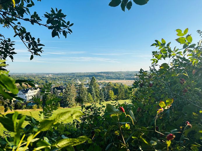 Aussicht hinter dem Haus