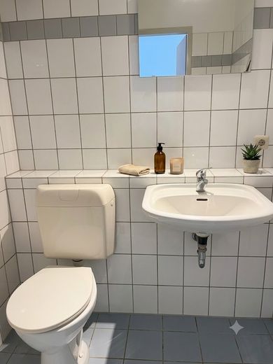 Gepflegtes Duschbad mit WC