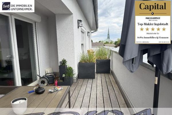 Exclusive 3.5-room penthouse apartment with roof terrace and underground parking space in Neuburg - close to the center! - A property from your real estate partner SOWA Immobilien und Finanzen