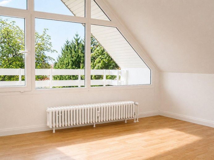 Freie DG-Whg. mit Traumgartenblick in privater Wohnanlage – Schlafen 2 /Arbeitszimmer