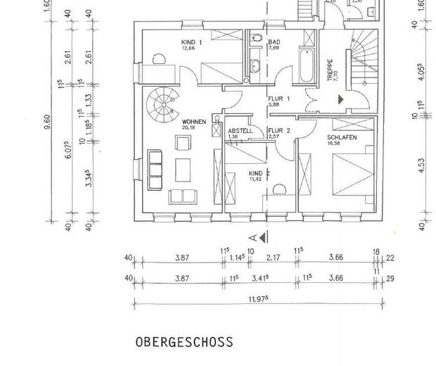 Piso de 145 m² en edificio antiguo con vistas al castillo y jardín propio – GR Altbau 1.OG
