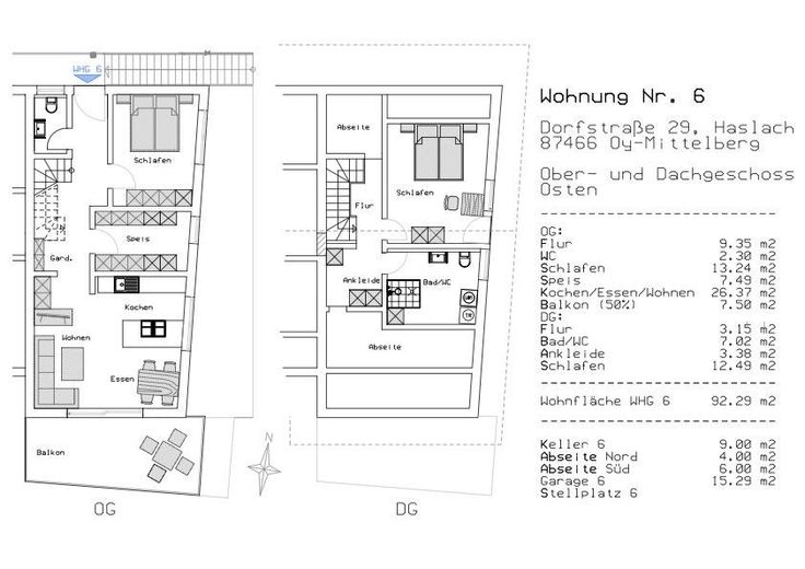 Erstbezug am Grüntensee – WHG 6 Maisonette Wohnung mit Bergblick – Foto 4