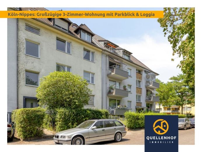 Köln-Nippes: Vermietete 3-Zimmer-Wohnung mit Loggia im gepflegten 4-Parteienhaus – Foto 1