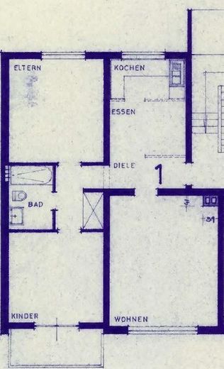 5,5% Mietrendite in Lünen - 3,5-Zimmer Wohnung mit Balkon & Garage - ohne Makler – Grundriss