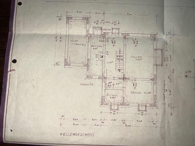 Provisionsfrei - Einfamilienhaus mit großen Garten - MA Gartenstadt – Keller