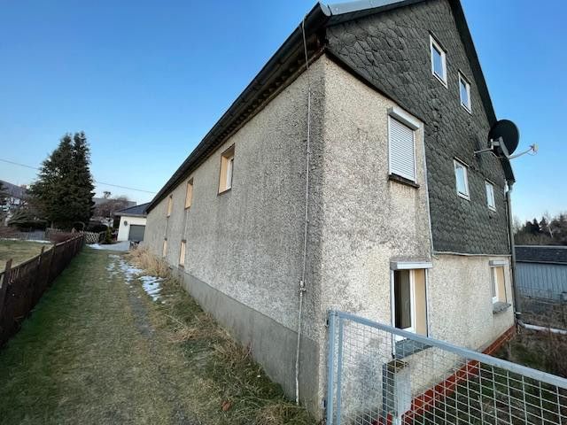 Großharthau b. Dresden- direkte Bahnanbindung – Rückseite m.Weg (Wegeigentum)