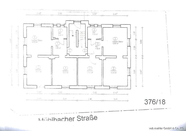 REDUZIERT!!Erdgeschosswohnung in ruhiger Lage von Selb – Grundriss Wohnung