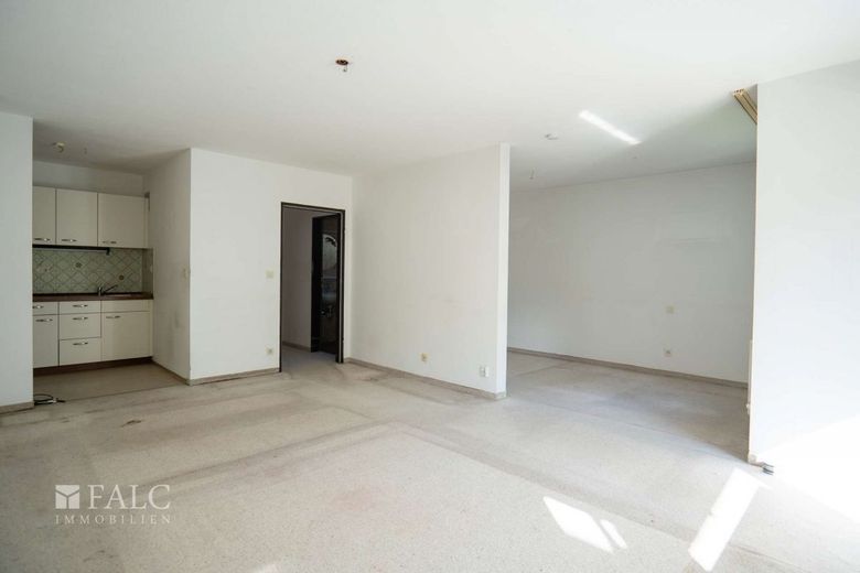 Wohnzimmer blick Schlafzimmer