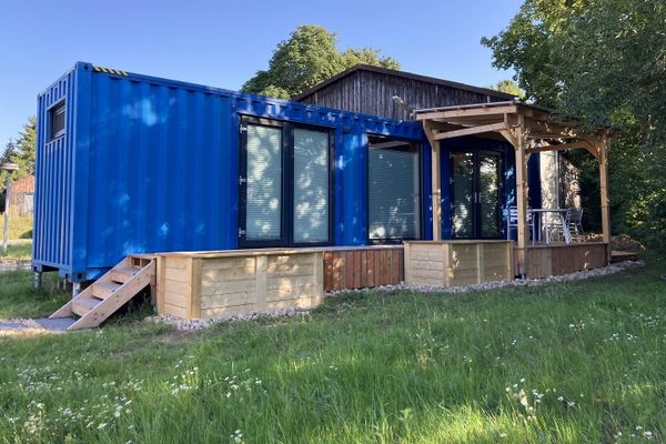 Casa container Tiny House di alta qualità, pronta per essere abitata, su terreno in locazione (possibilità di residenza principale)