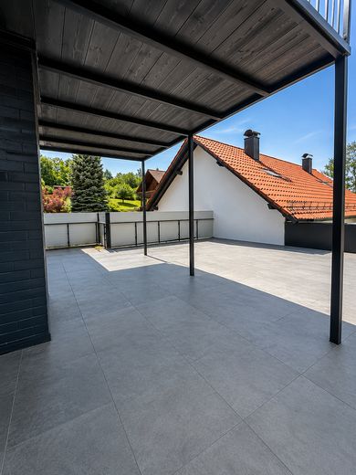 Schöne Dachterrasse