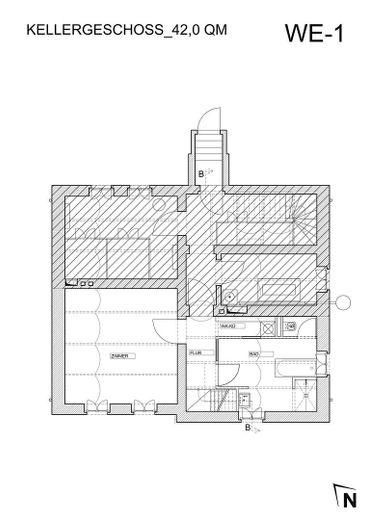 Repräsentative Gewerbefläche im Zentrum von Wandlitz – Grundriss UG/Souterrain