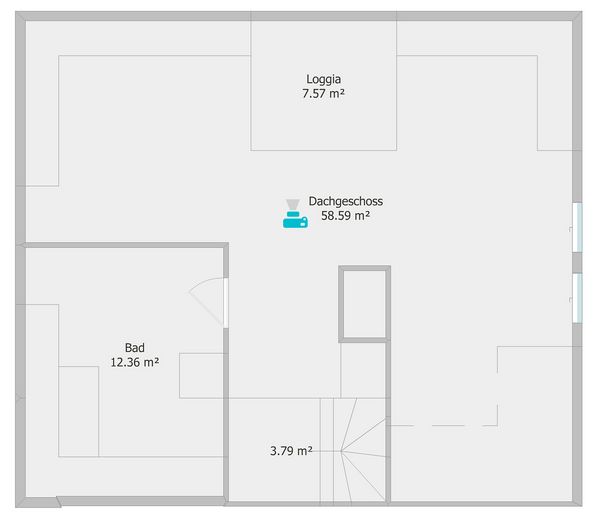 Große Altbau-Villa in Augsburg Göggingen - Exklusives Haus mit Garten – Dachgeschoss