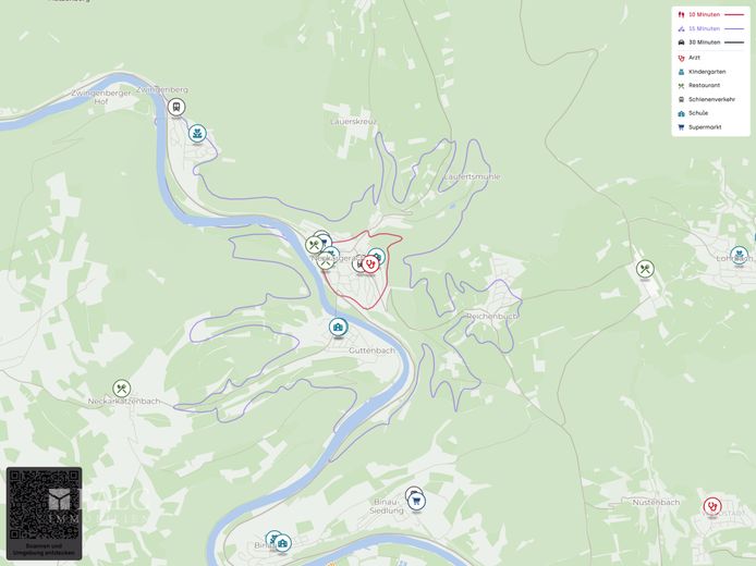 Sonniges Hanggrundstück mit traumhafter Aussicht – Lageplan