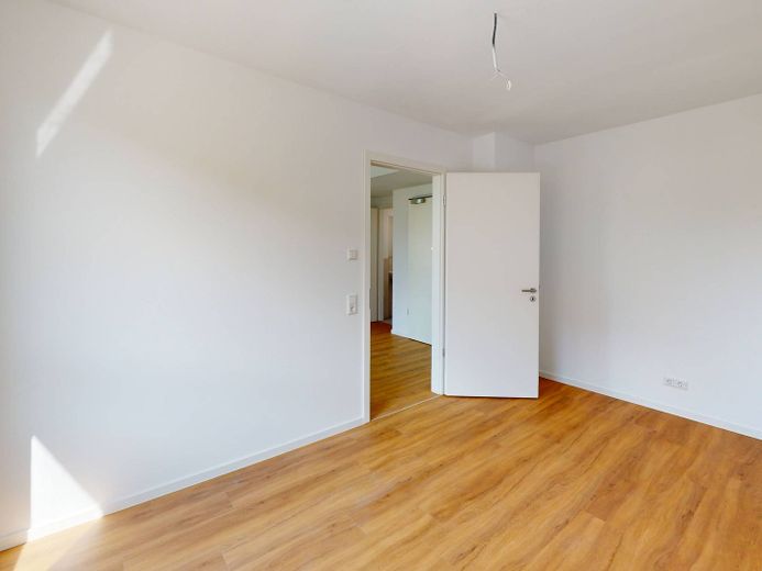 First occupancy: Ultra-modern 3-room new-build apartment with fitted kitchen and loggia in eastern Nuremberg – Ansicht II: Schlafzimmer II