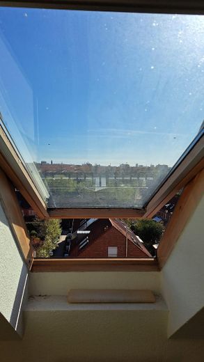 Najlepszy widok na Bremę – mieszkanie penthouse – Ausblick Arbeitszimmer