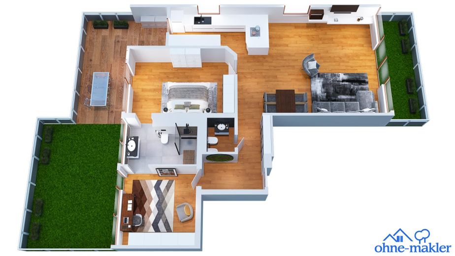 Höchste Penthouse-Etage in Achern Exklusives Wohnen mit spektakulärem Panoramablick – फोटो 24