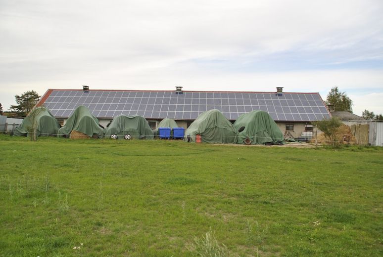 Marlow-OT, Reitanlage + Blockhütten in Ostseenähe – Foto 1