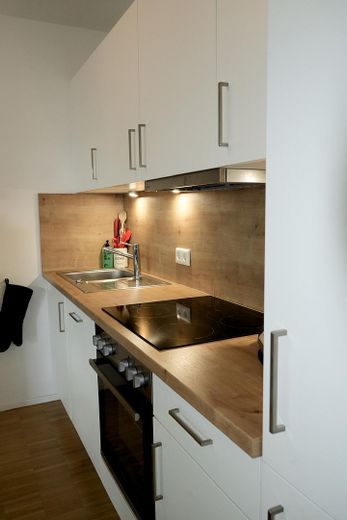Modern wohnen, zentral leben – 2 Zimmer im beliebten Hanna Carré - HC11 – Einbauküche
