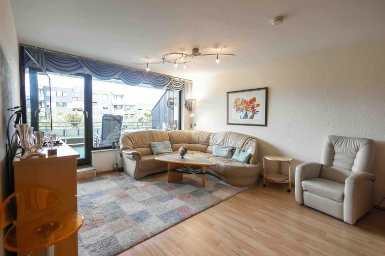 Wohnzimmer-Balkonblick