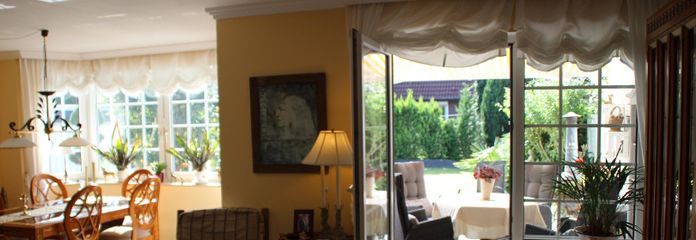 Blick zur Terrasse