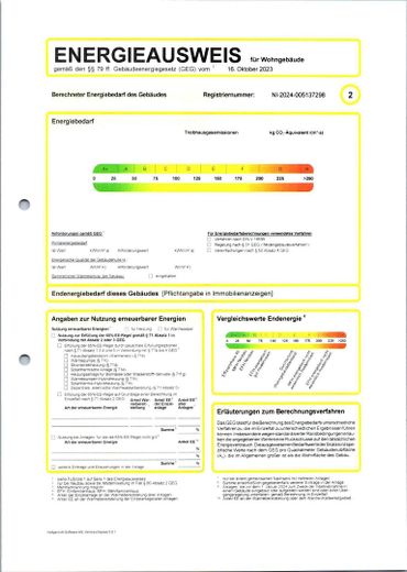 Energieausweis Seite 2