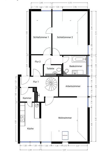 Bezugsfreie, helle 3 Zimmer Wohnung mit großer Dachterrasse, Stellplatz & Nähe S-Bahn – Foto 1