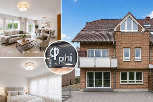 PHI AACHEN - 4-Zimmer-Gartenwohnung mit großer Terrasse und Tiefgaragenstellplatz in Baesweiler!