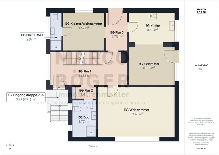 Großes Grundstück, Ponystall &amp; Nordseeluft - Familienhaus mit Herz im Luftkurort Hage – EG Haus Grundriss