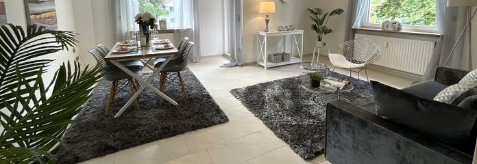 Hemen kullanılabilir: Bremen-Findorff’ta cazip 2 odalı daire – Wohnzimmer