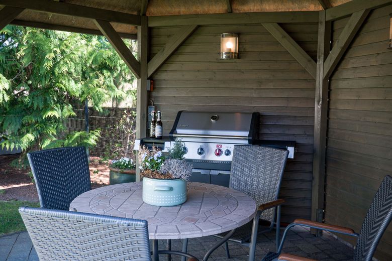 Grillplatz im Pavillon