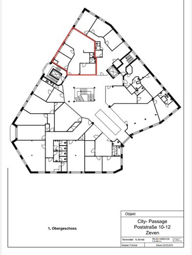 Bureau - Surface commerciale de 107 m² à louer à Zeven à partir du 01/01/2027 ou plus tôt – Photo 10