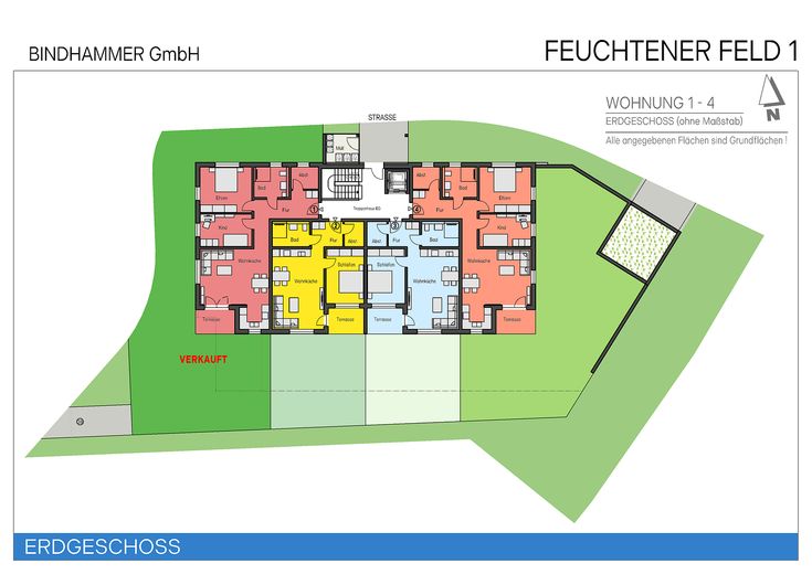 KfW 40 QNG|  Neubau | 3-Zimmer-Eigentumswohnung | Aufzug | Tiefgarage – Foto 4