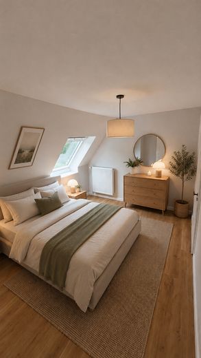 Erstbezug nach Kernsanierung – Reihenendhaus mit großem Garten und Garage in Bremen-Alt-Osterholz – Einrichtungsbeispiel