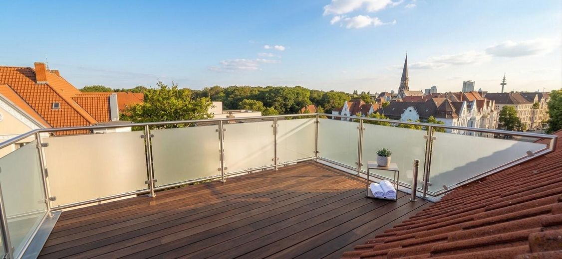 List with a view of the Eilenriede – Terrasse Süd-West